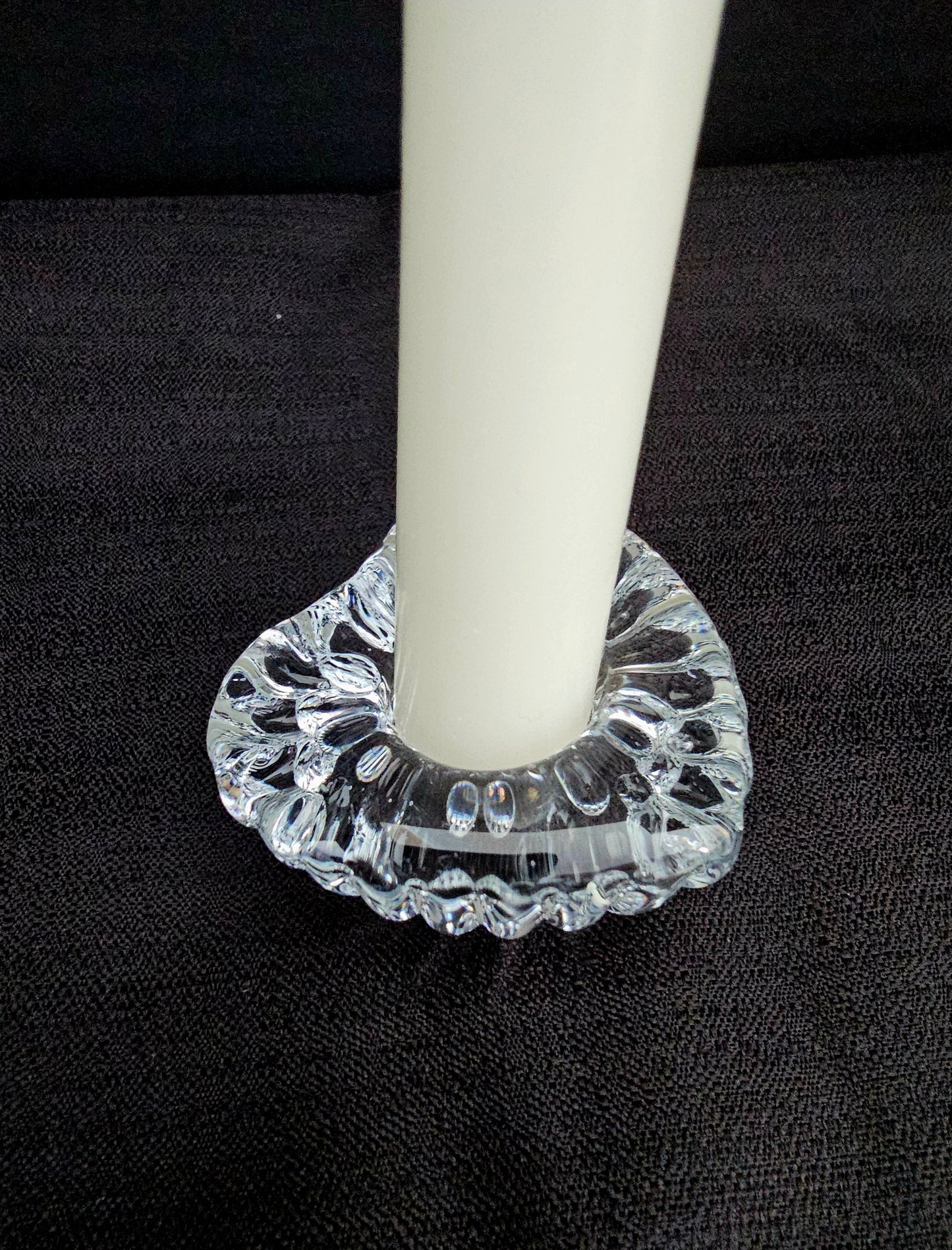 Crystal Heart-Shaped Taper Holder | Candle Holder