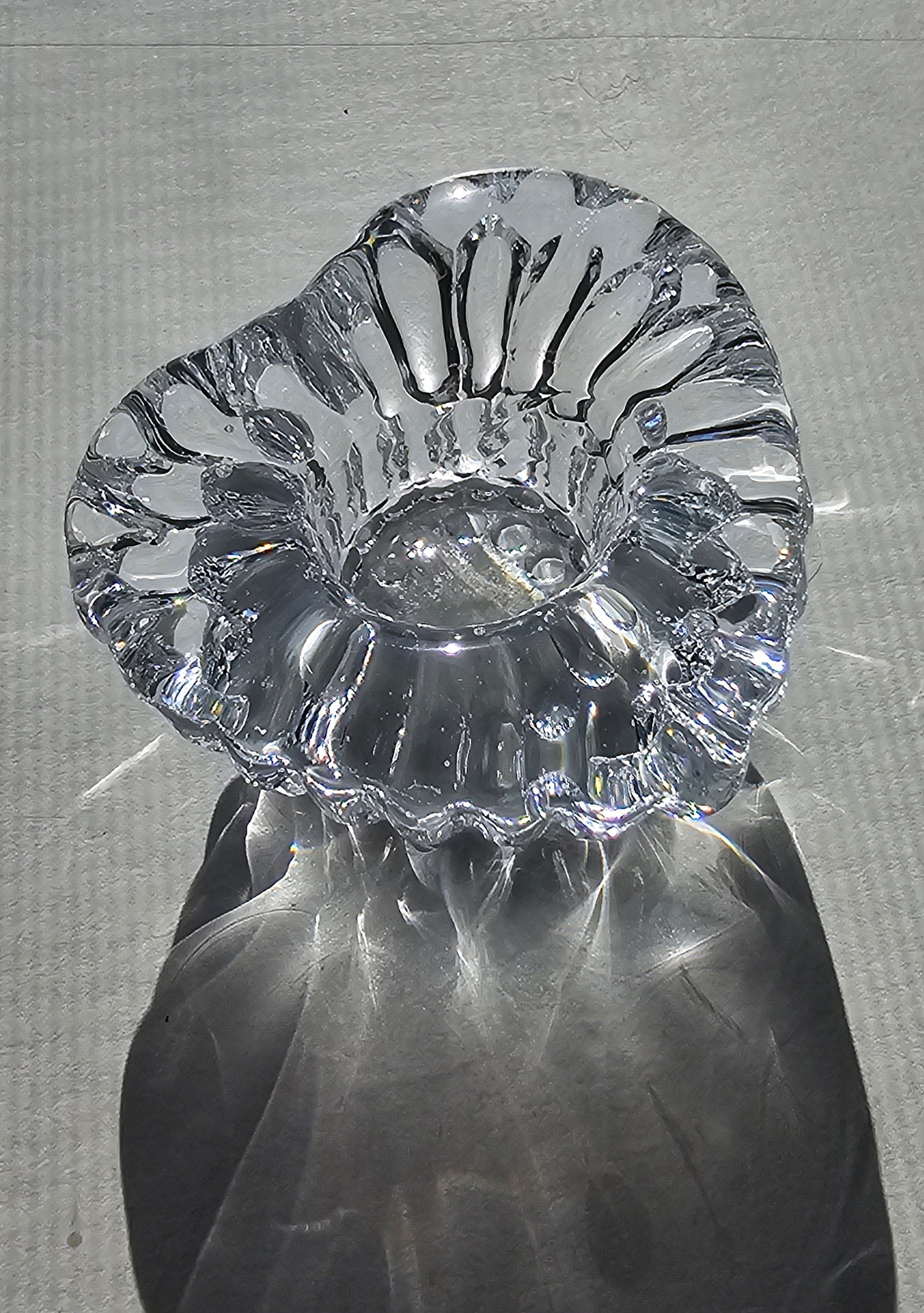 Crystal Heart-Shaped Taper Holder | Candle Holder