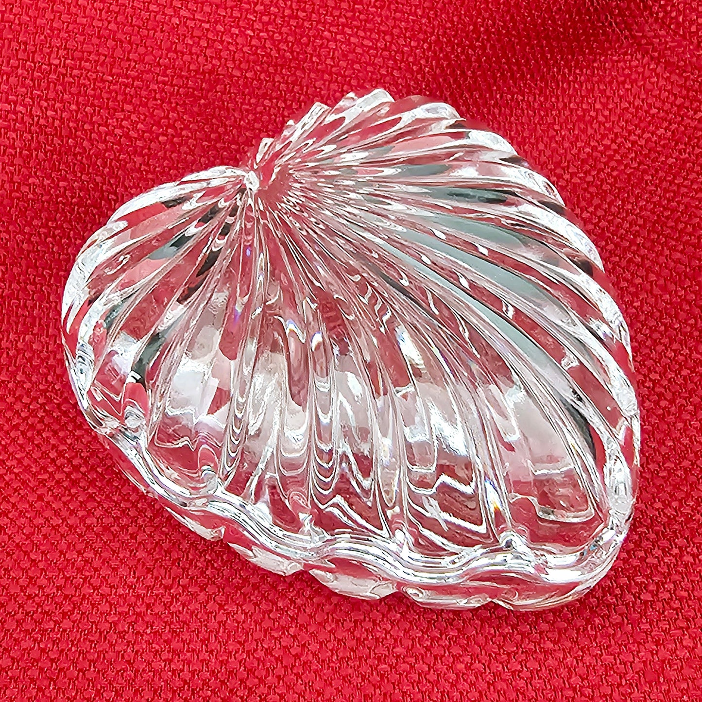 24% Lead Crystal Heart-Shaped Box from Italy