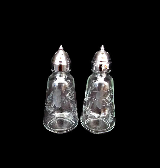 Princess House Salt and Pepper Shakers, Heritage Collection