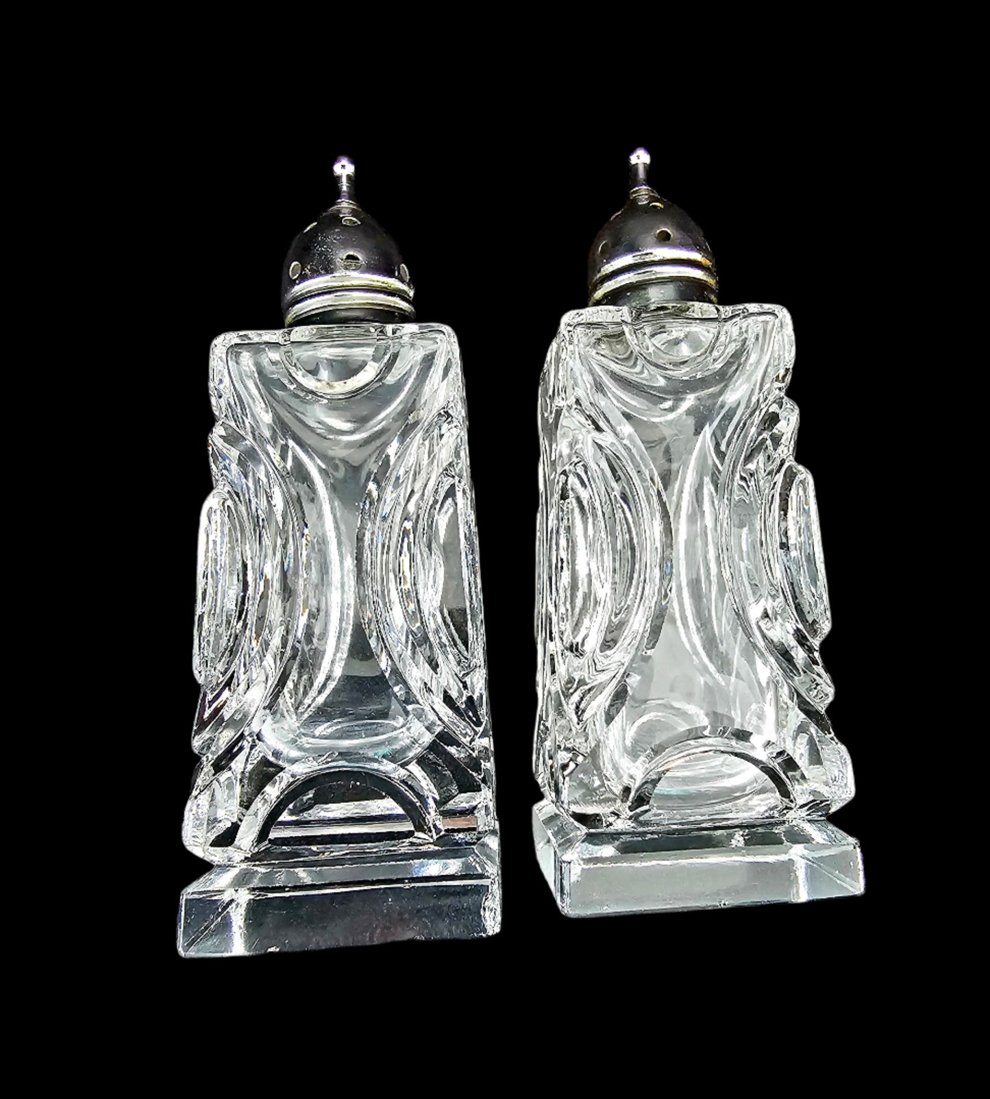 Vintage Art Deco Style Salt and Pepper Shaker Pair