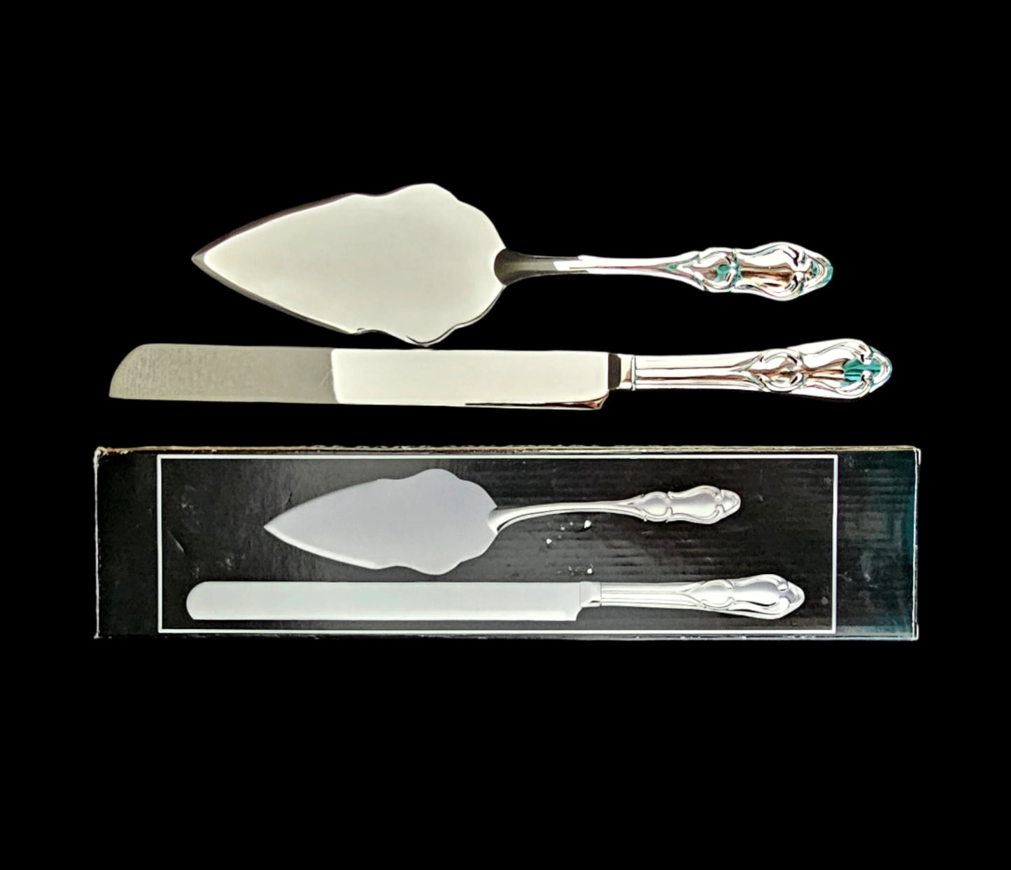 Silver Plated Cake Knife and Server | Wedding | Anniversary