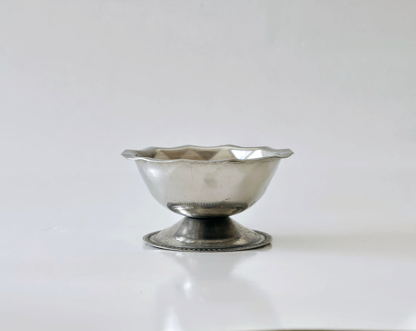 5 oz Footed Stainless Steel Dessert Dish | Sherbet Dish