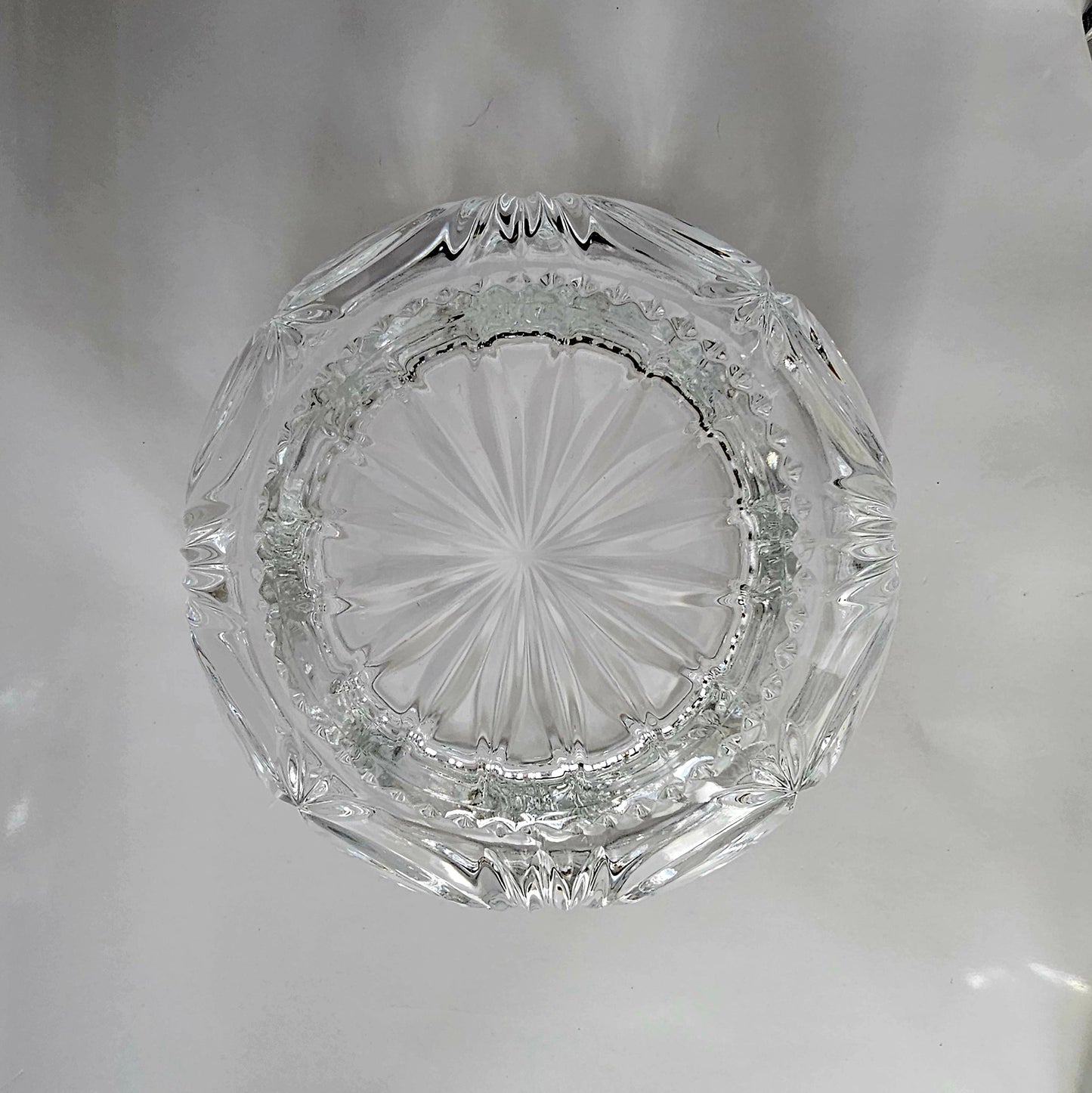 Crystal Salad Bowl | Fruit Bowl by Crystal Clear Industries, Poland, Madrid Pattern