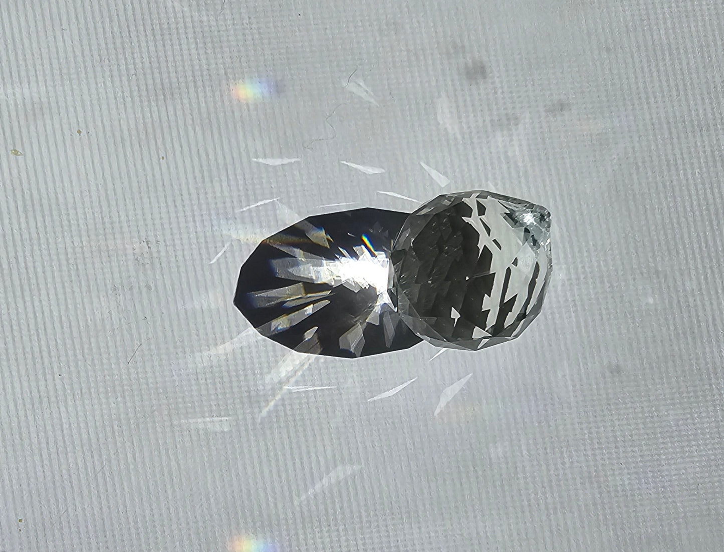 40 mm Cut Crystal Ball with Pin Hole (1 1/2")