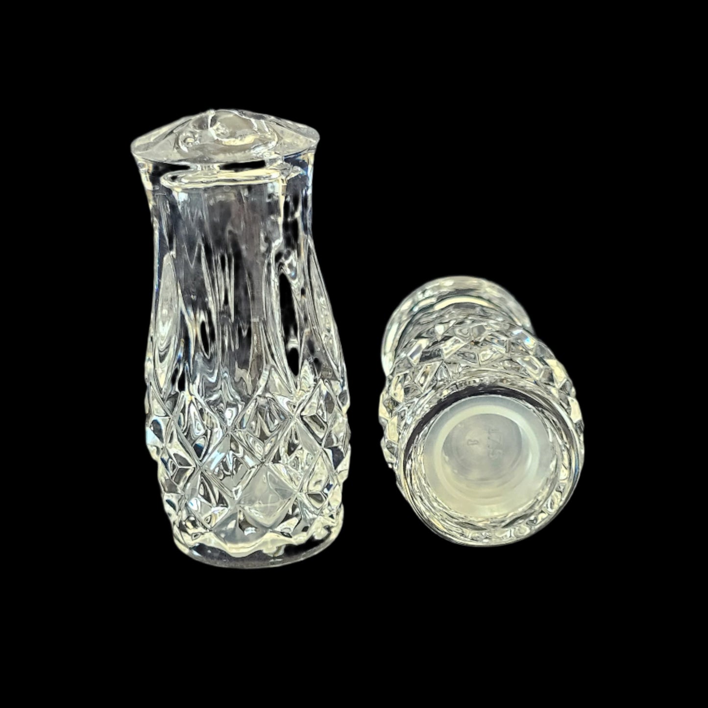 King Edward Stoppered Crystal Shaker Set by Gorham