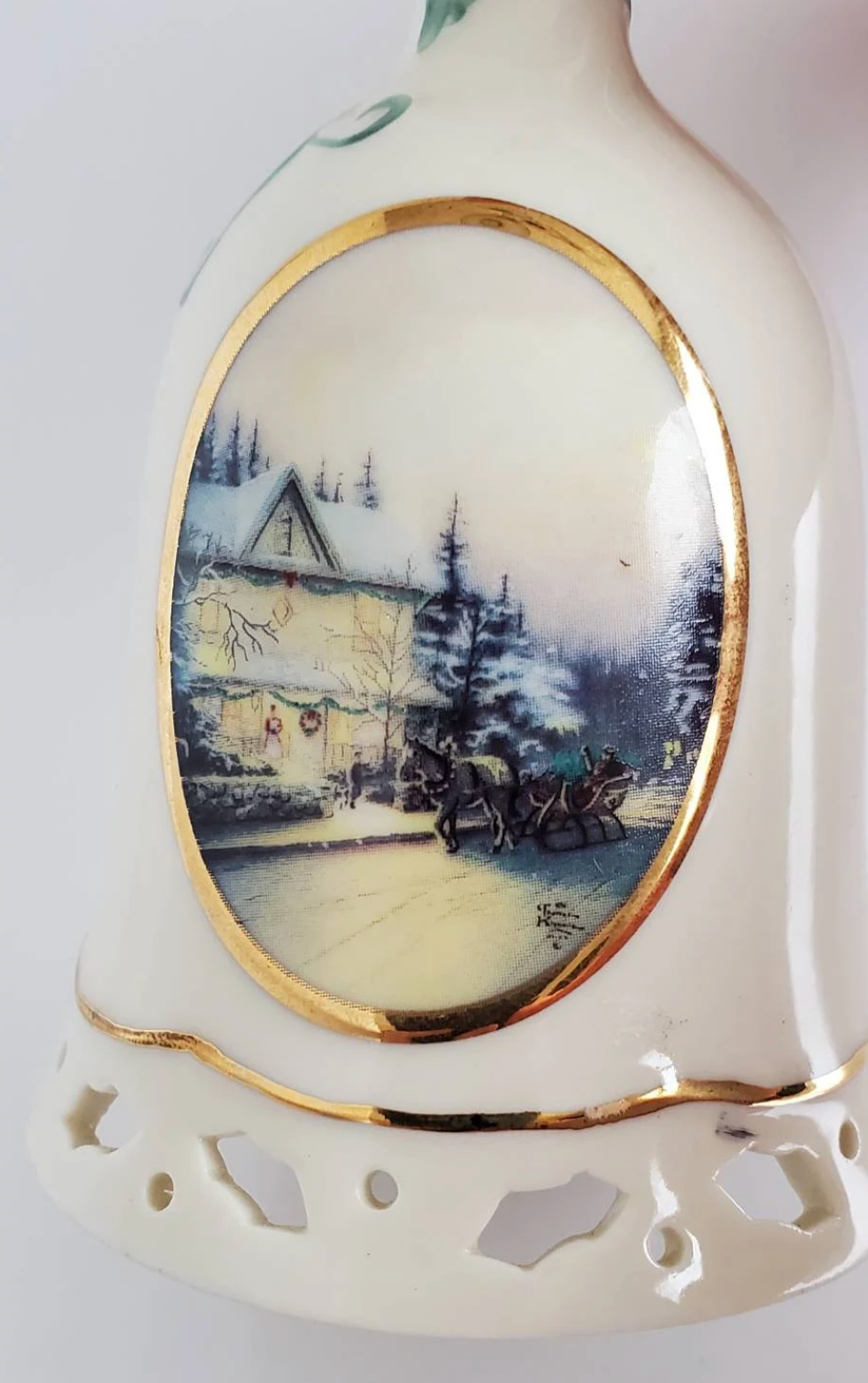 Thomas Kinkade "Victorian Christmas IV" Bell |Collectable