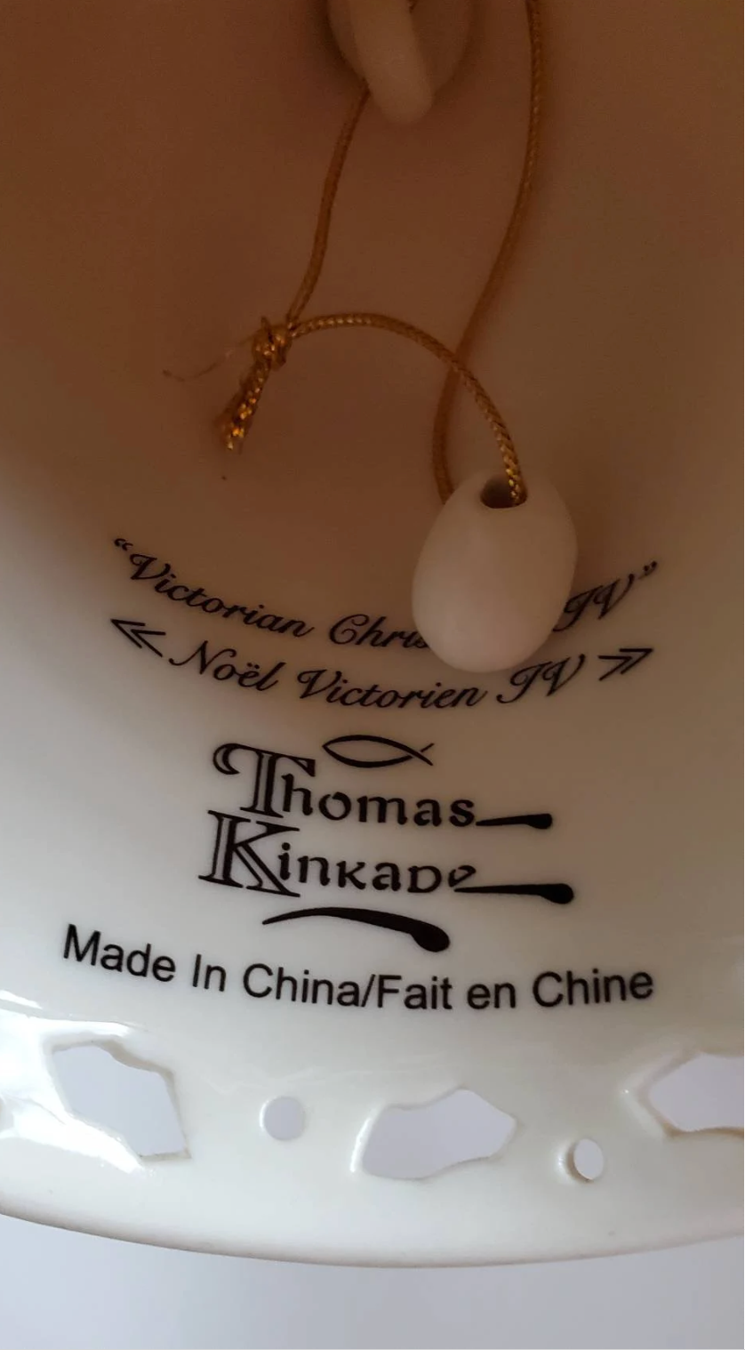 Thomas Kinkade "Victorian Christmas IV" Bell |Collectable