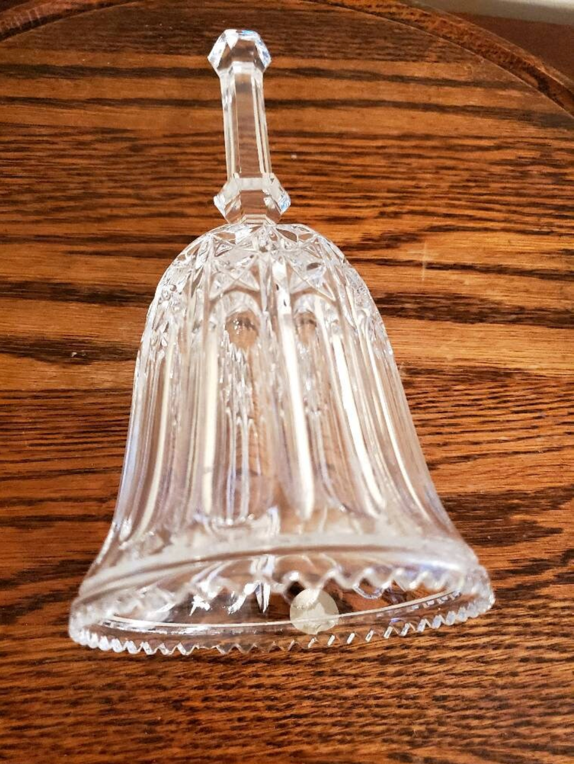 Hand-Cut Lead Crystal Dinner Bell - Over 74% Lead Crystal