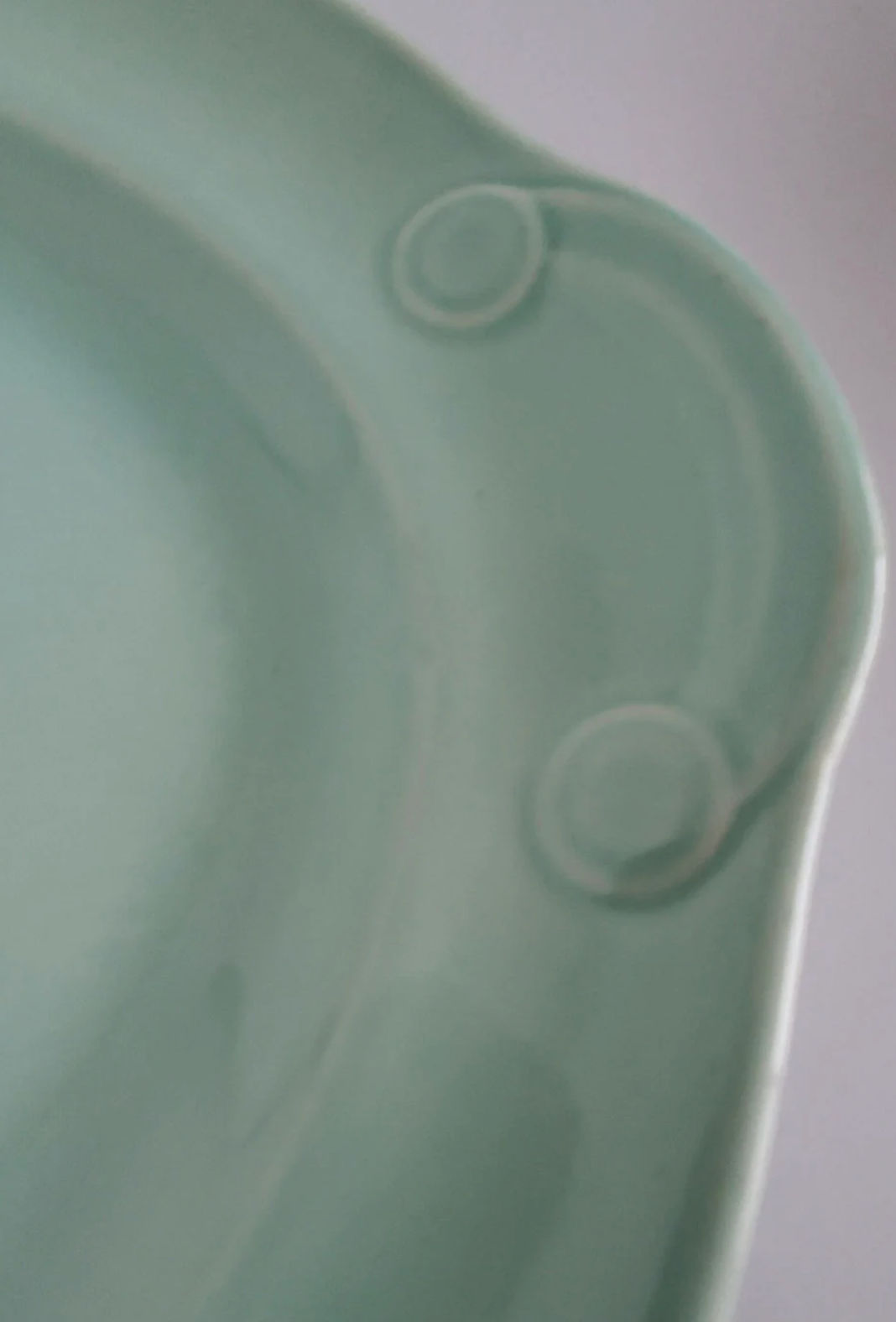 Surf Green Lu-Ray Pastels Platter, by Taylor, Smith & Taylor | Mid-Century Modern