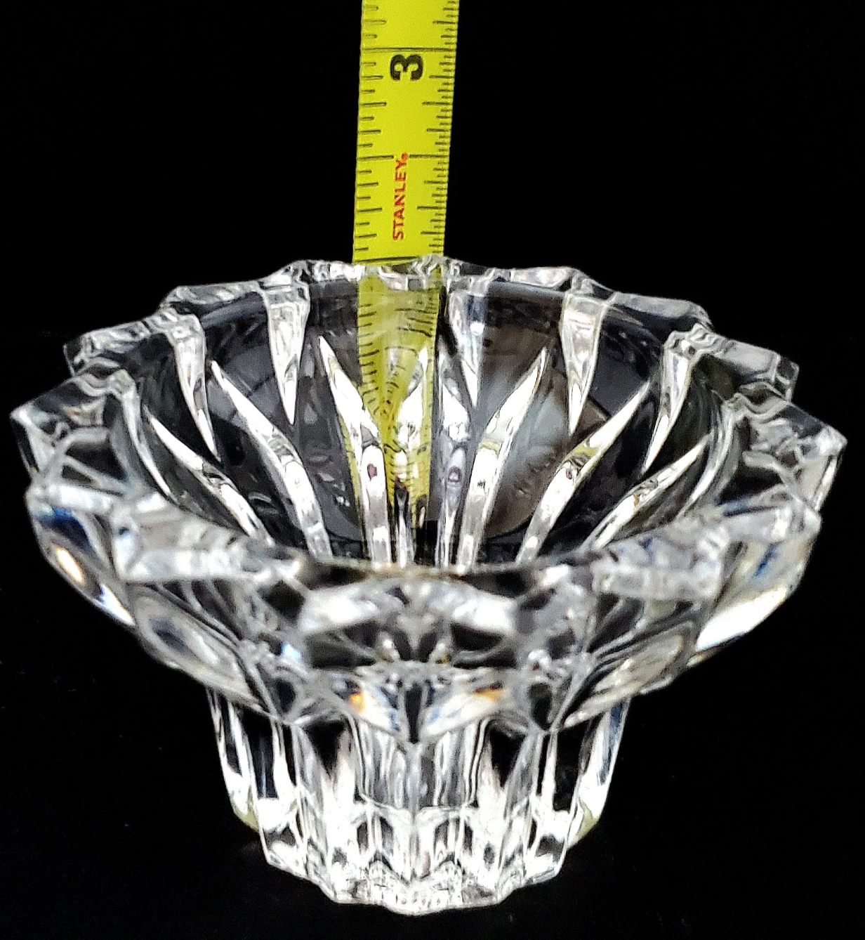 Versatile Lead Crystal Candle Holder | Taper | Votive | Tea Light