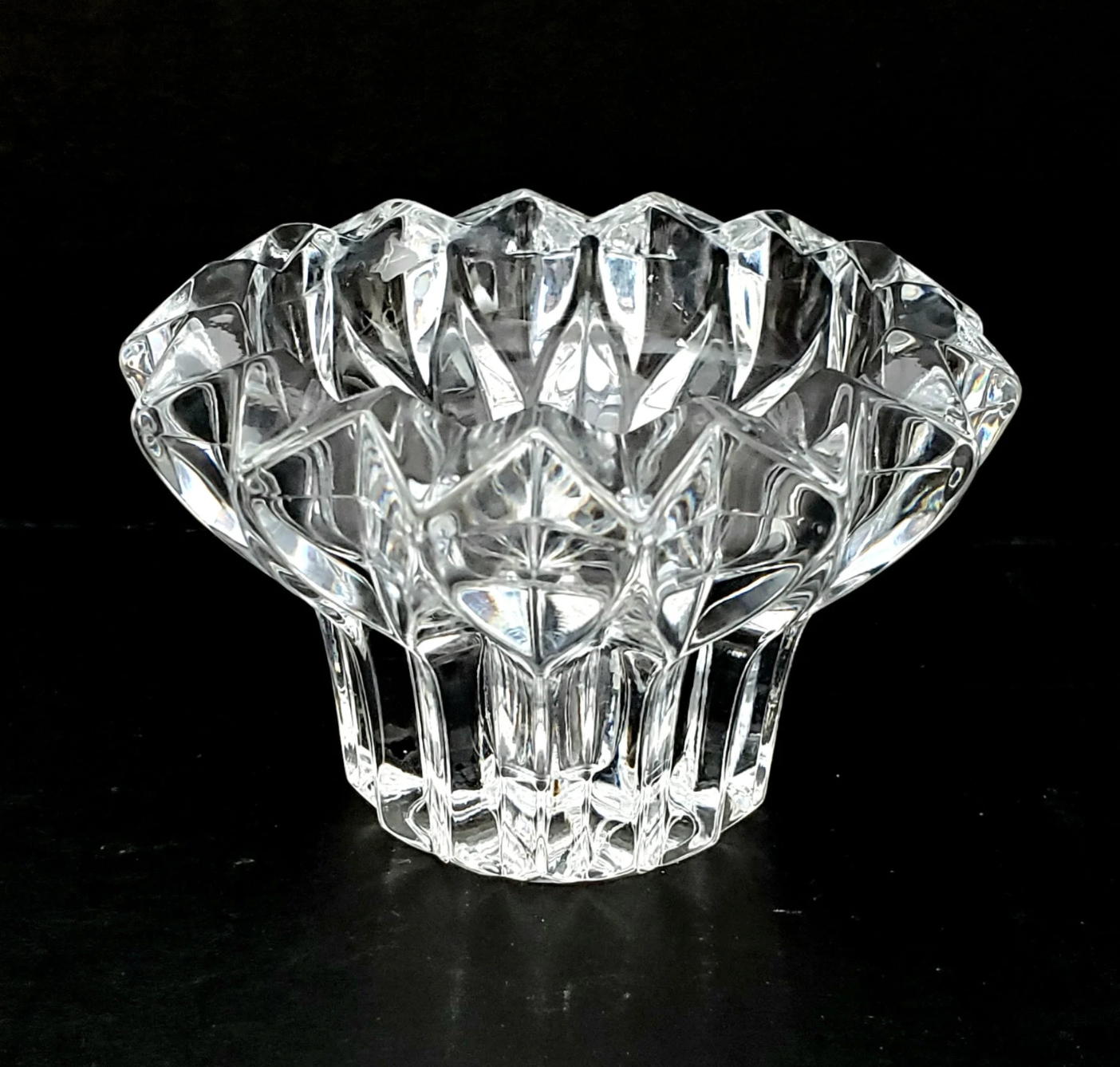 Versatile Lead Crystal Candle Holder | Taper | Votive | Tea Light