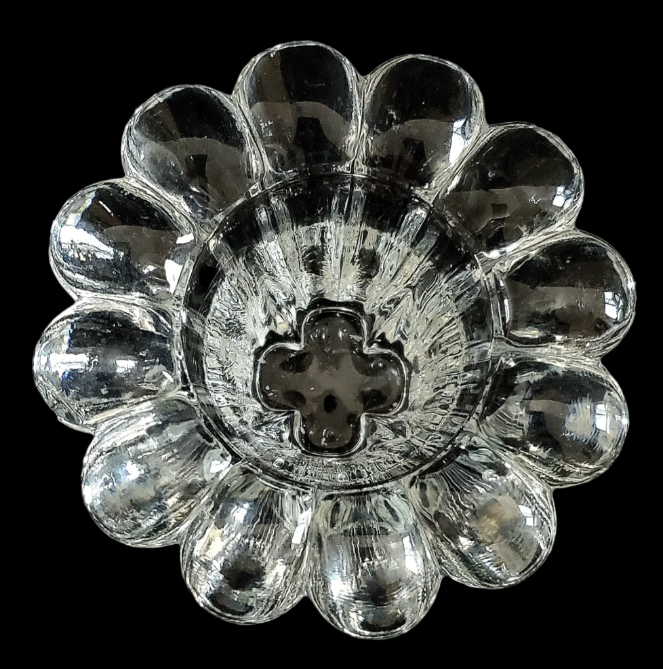 Clear Flower-Style Taper Holder Collection | Glass | Crystal