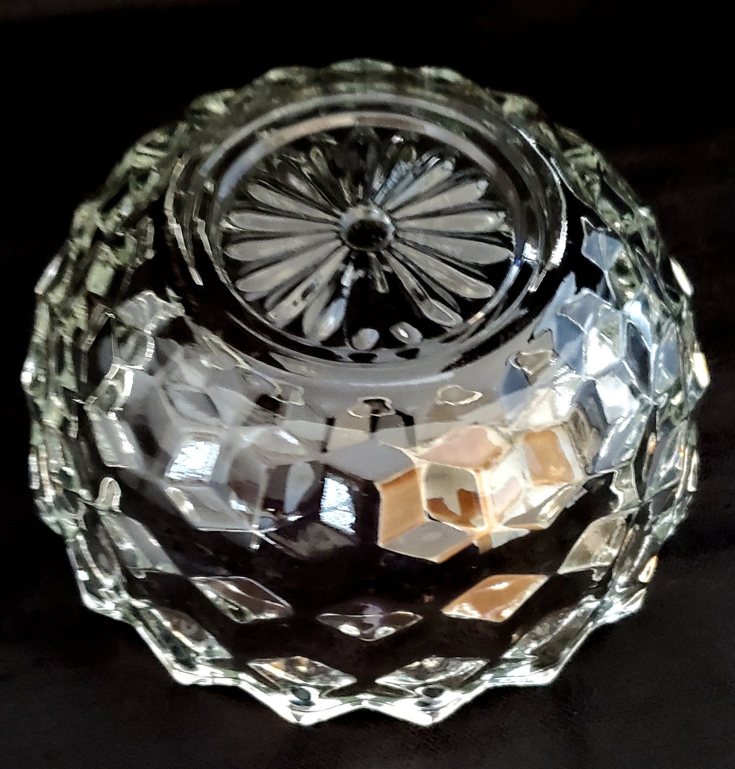 Vintage Whitehall Clear Pressed Glass Candy Dish with Lid, by Colony - Excellent Condition!