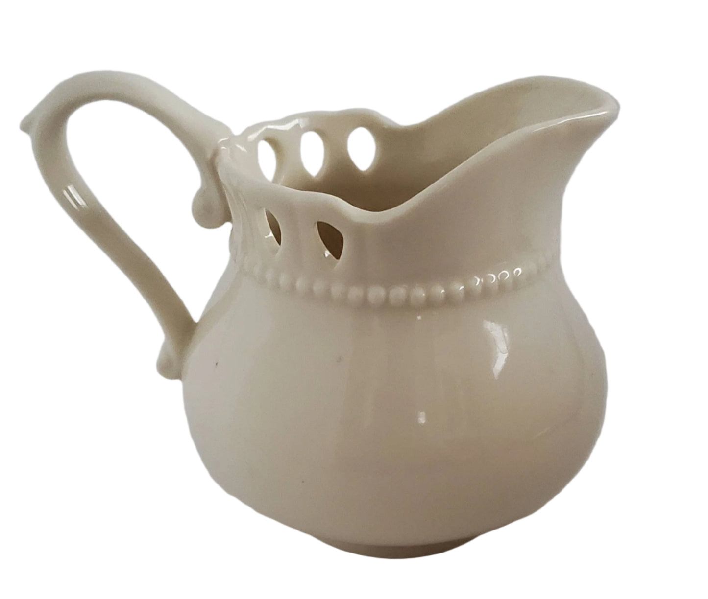 Vintage L. Godiner & Co Reticulated "Cream Lace" Creamer