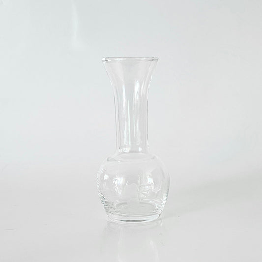 Princess House Small Bud Vase, Etched Lead Crystal, Heritage Pattern