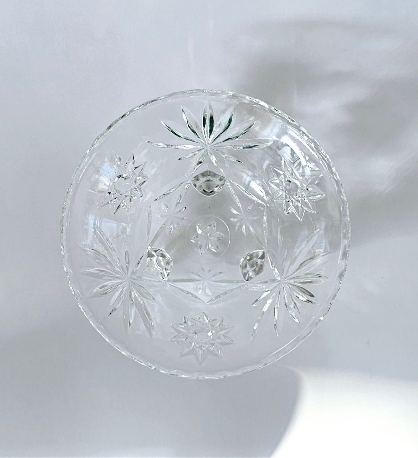 Anchor Hocking Pressed Glass Candy Dish, Trinket Dish