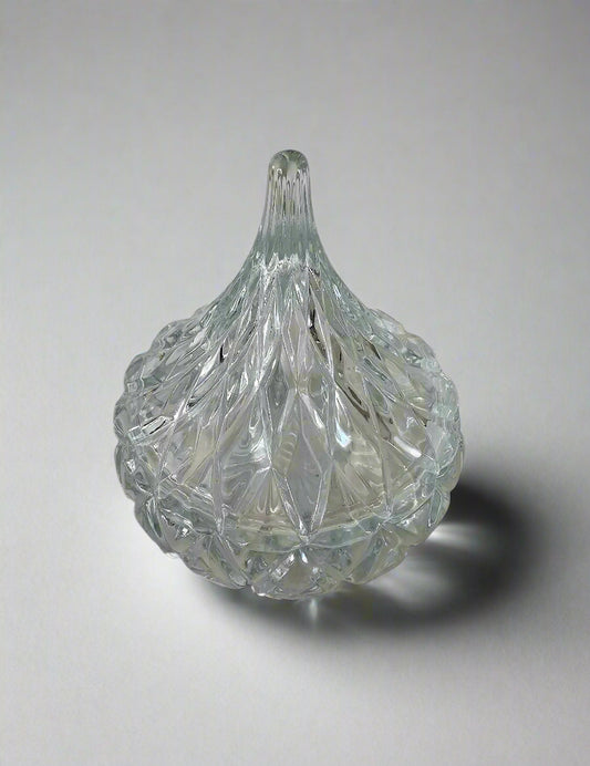 Godinger Crystal Hershey's Kiss Trinket Box, Ring Box, Vintage