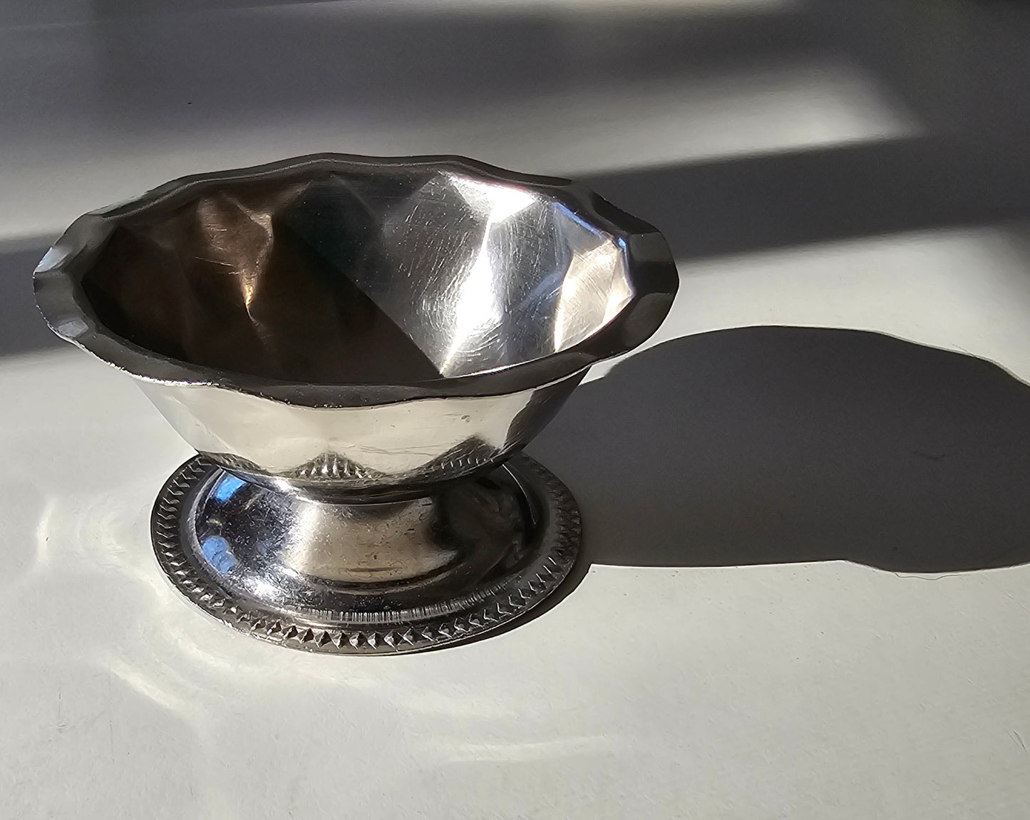 5 oz Footed Stainless Steel Dessert Dish | Sherbet Dish