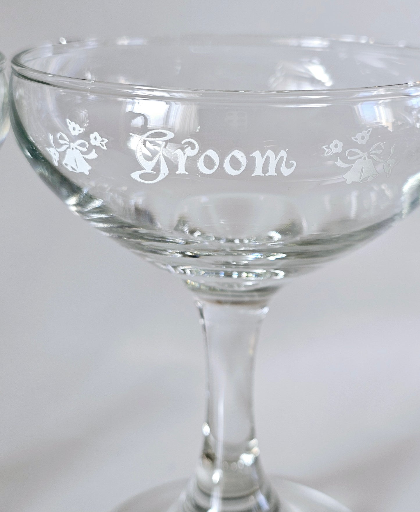 Bride and Groom Wine Glasses