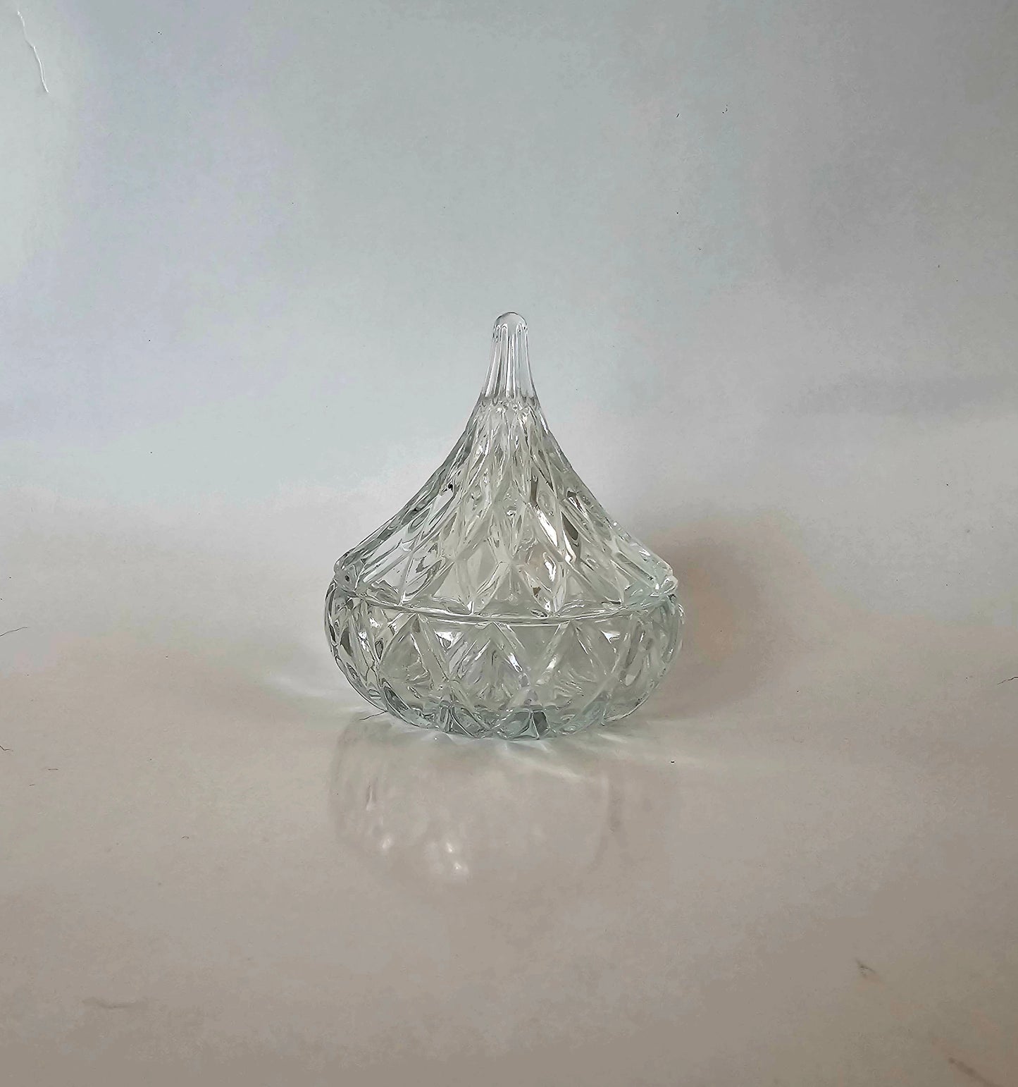 Godinger Crystal Hershey's Kiss Trinket Box, Ring Box, Vintage