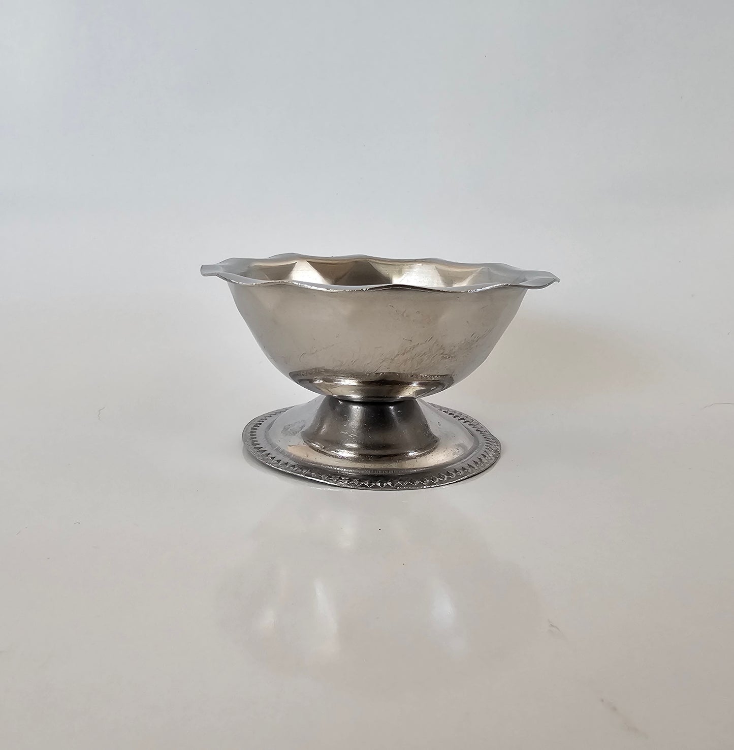 5 oz Footed Stainless Steel Dessert Dish | Sherbet Dish